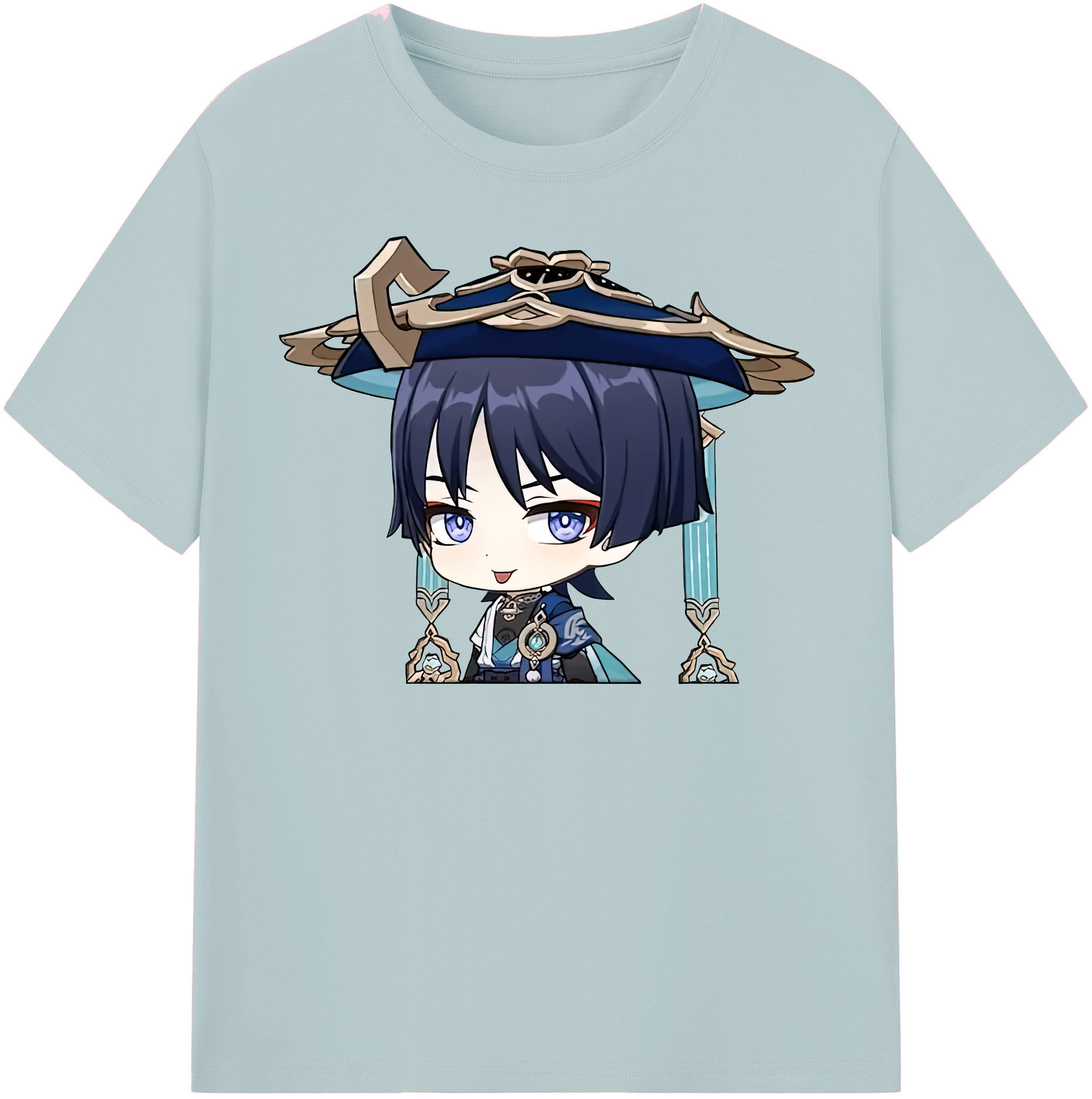げんし神 さんペい genshin Sanpei 綿100％半袖Tシャツ（フロントプリント）